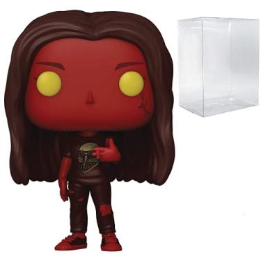 Imagem de POP Horror: Mandy - Boneco de vinil Chase Funko Pop! de Mandy (junto com capa protetora Pop Box compatível), multicolorido, 9,5 cm