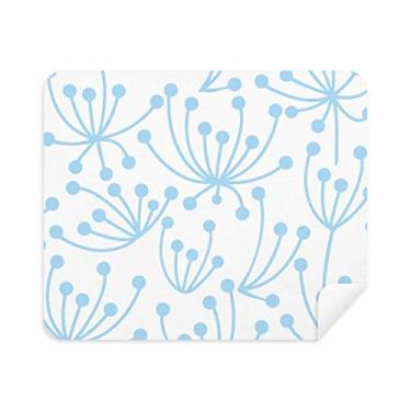Imagem de Pano de limpeza de tela de telefone azul com tinta vegetal 2 peças tecido de camurça
