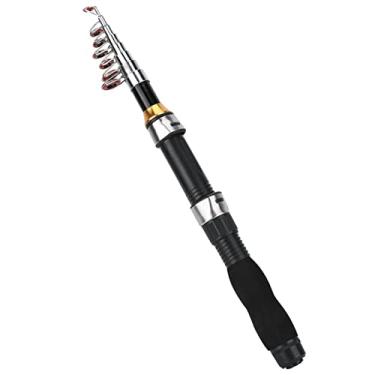 Imagem de vara de mar pequena port¨¢til vara curta de pesca no gelo Mini ferramentas de pesca de mar para pesca de truta de salm?o baixo(1.7M),Mini vara de pesca, Varas de pesca do mar Vara telesc¡§?pica D