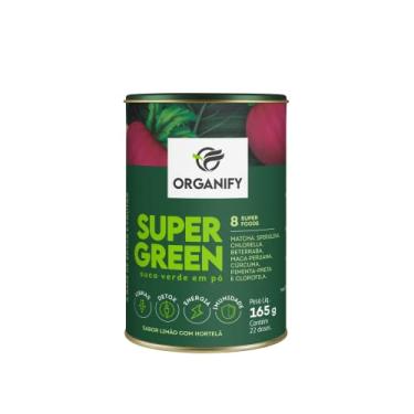 Imagem de Organify SUPERGREEN Suco verde em pó Libera toxinas Fibras Energia Imunidade