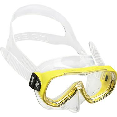 Imagem de Cressi PIUMETTA, máscara infantil de mergulho pequena com idade 2, 3, 4, 5, 6, 7 anos - Cressi: qualidade italiana desde 1946, Clear/Yellow, None