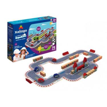 Imagem de Brincando De Engenheiro Circuito De Corrida 70 Pcs