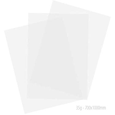 Imagem de Papel Manteiga, USA Folien, 35 Gramas, 70x100 cm, Pacote com 100