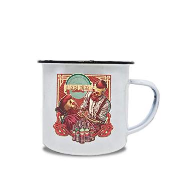 Imagem de Barba Rubra Caneca Old Barbeiros Caveira