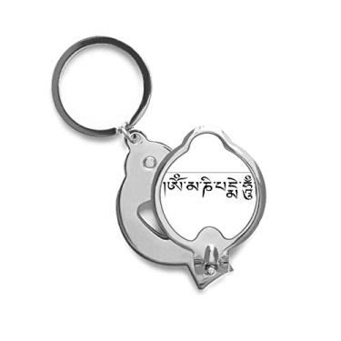 Imagem de Alfândega Sânscrito Figura Palavras Cortador de Unhas Tesoura Cortador de Aço Inoxidável