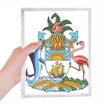 Imagem de Caderno Nassau Bahamas National Emblem Notebook Folhas Soltas Diário Recarregável Papelaria