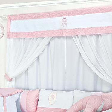 Imagem de Laura Baby Cortina De Bandô Com Voil Bailarina Rosa