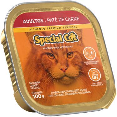 Imagem de Ração Úmida Special Cat Patê Carne para Gatos Adultos - 100 g