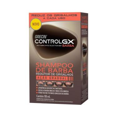 Imagem de Shampoo Grecin Barba Control Gx 118ml Redutor De Grisalho