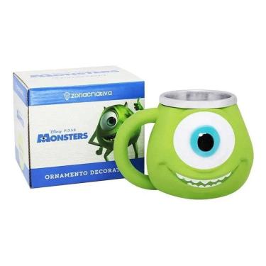 Imagem de Caneca Resina Inox 3D Mike Wazowski: Disney