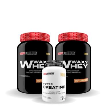 Imagem de Kit 2x Waxy Whey 2kg + Power Creatina 100g - Bodybuilders (Cappuccino)