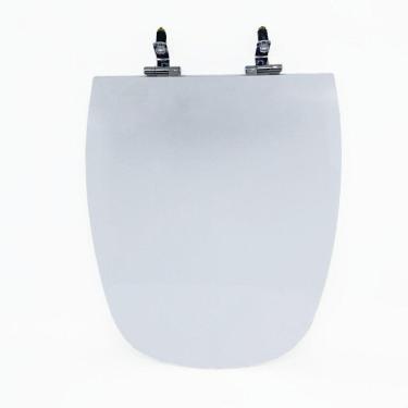 Imagem de Assento Sanitário Poliéster para Louça Monte Carlo/venice deca/belize Super Luxo Cromado Branco