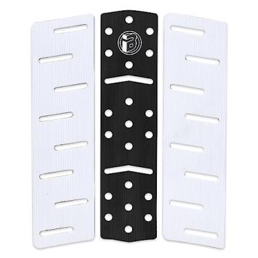 Imagem de Rokia R 3 peças de almofada de tração para prancha de surfe, espuma vinílica acetinada, almofada de tração para surfe, com adesivo 3M antiderrapante para prancha de surfe, peixes, pranchas de surfe, skimboard, longboard, shortboard (D)