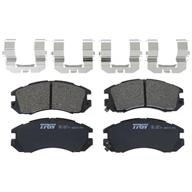 Imagem de TRW Conjunto de pastilhas de freio a disco Pro TRC0470 para Subaru Legacy 1990-1996, frente e outras aplicações