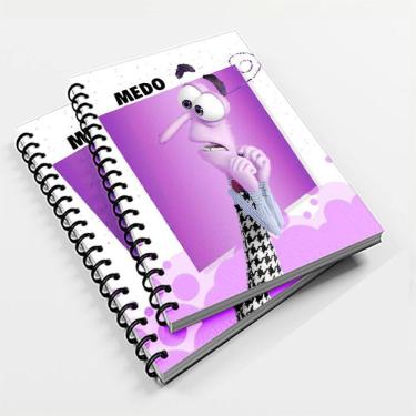 Imagem de Caderno Universitário 10 Mat Pers. Divertidamente 2 Medo