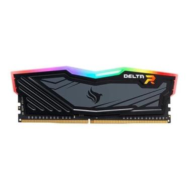 Imagem de Memoria Ram Rgb 8gb (1x8) Ddr4 3200mhz Team Group T-force Delta, Tf11d48g3200hc16f01