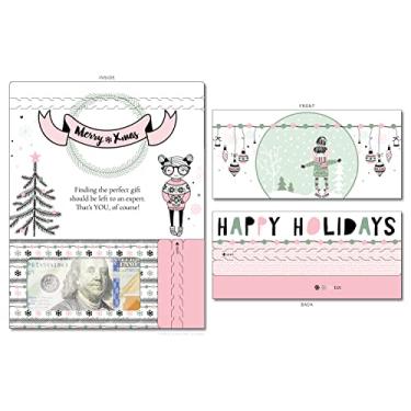 Imagem de ZipGifts Cartão de Natal | Porta-dinheiro com zíper com janela de plástico transparente para dinheiro, cheque e vale-presente (especialista em presentes)