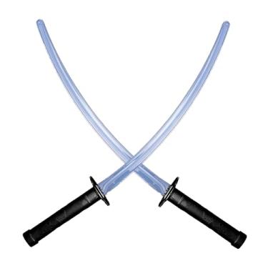 Imagem de Toy Master Espada Ninja Infantil Preta 58cm Katana Brinquedo Kit 2 Unissex Crianças a partir de 3 anos