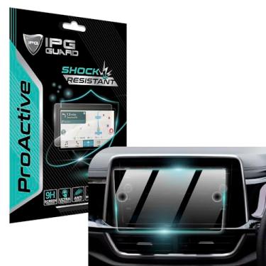 Imagem de IPG Protetor de tela ProActive para Volkswagen 2020 T-Roc 8 polegadas NAVEGATION Display de dureza 9H vidro suave toque ultra responsivo alta claridade anti arranhões e à prova de choque Nano