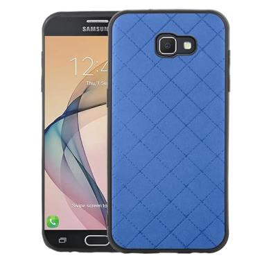 Imagem de ELISORLI Compatível com Samsung Galaxy J7 Prime 2016/On7/J7Prime 2/On Nxt/On7 Prime Capa robusta fina antiderrapante borracha TPU para celular Gaxaly SM-G610F SM-G611F SM G610F feminino azul