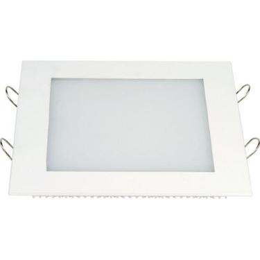 Imagem de Luminária painel led 24w lux quadrado embutir - taschibra, 6500K