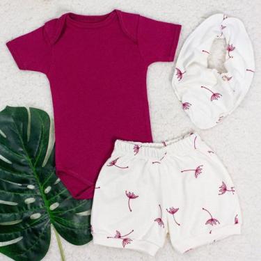 Imagem de Conjunto curto com bandana minimalista creme - Era Uma Vez, 6-9M