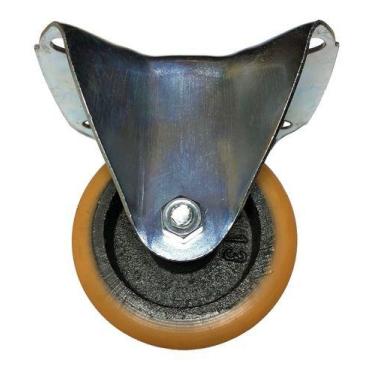 Imagem de (20pçs) Rodizio Alumínio C/ Pu 3pol. Base Fixo 150kg Roda - ABCMAIOR