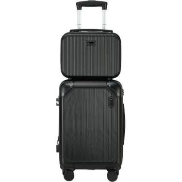 Imagem de Mala Viagem Bordo 10kg Expansiva 360 Padrão Anac+ Frasqueira - ACO, Pr