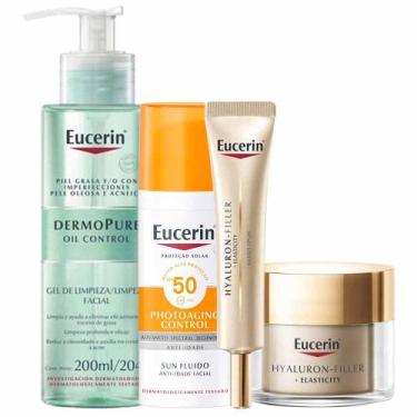 Imagem de Eucerin Kit - Gel de Limpeza + Creme de Olhos + Creme Anti-idade + Pro