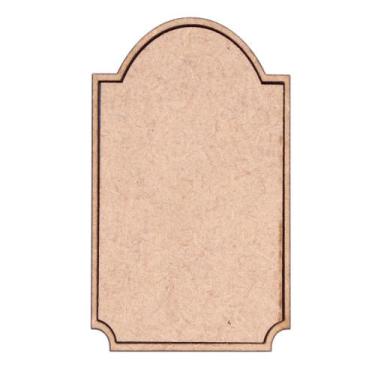 Imagem de Kit 4 Apliques Placa  Em Mdf Com Moldura Espelho Decoração Artesanato 