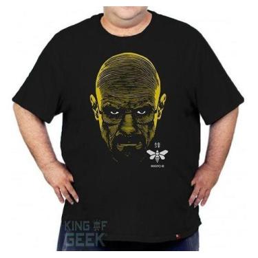 Imagem de Camiseta Plus Size Heisenberg Breaking Bad Camisa Geek Série - KING OF