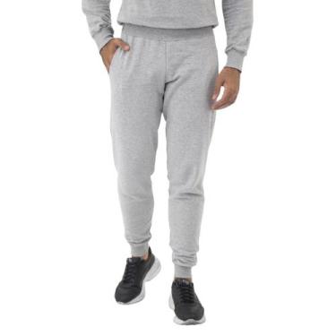 Imagem de Calça de Moletom Flanelado Quente para o Inverno Cinza - Di Nuevo, XG,
