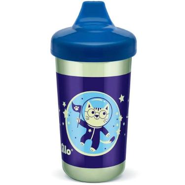Imagem de Copo Infantil Antivazamento Com Brilho No Escuro Menino