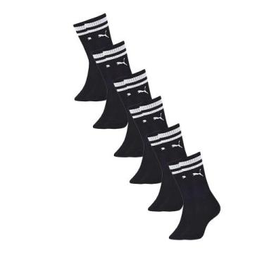 Imagem de Kit Com 6 Pares Meia Esportiva Masculina Cano Longo - Selene, Único - 