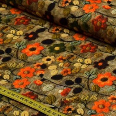 Imagem de Tecido Estampado para Patchwork - Zucca : Floral Médio (0,50x1,50) - F