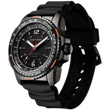 Imagem de Relógio Masculino Militar Digital North Edge Á Prova D´agua 50m Esportivo Movido a Energia Solar Sustentavel