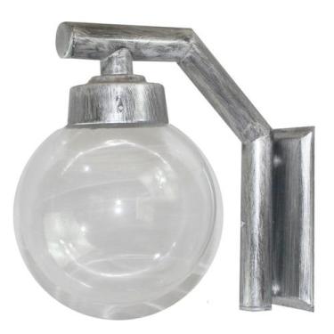 Imagem de Arandela Solarium 215 Externa/Interna com Globo de Vidro Transparente 