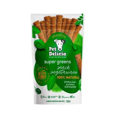 Imagem de Petisco Pet Delícia Cães Super Greens Sticks - 120g - PET DELICIA