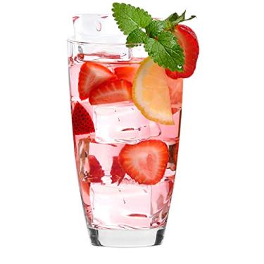 Imagem de Krosno Copos altos para beber suco de água | Conjunto de 6 | 500 ml | Coleção Mixology | Perfeito para casa, restaurantes e festas | Seguro para lava-louças