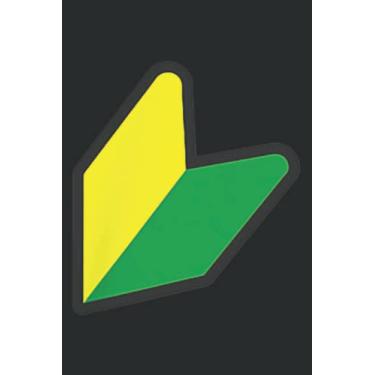 Imagem de Jdm Mark Beginner Driver Wakaba Shoshinsha Symbol: Lined Journal Notebook Birthday Gift Present - 6x9 inches - 120 Pages