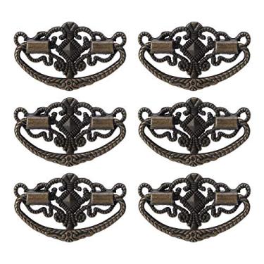 Imagem de 15 Conjuntos de Alça Antiga para Armário de Cozinha, Puxador de Gaveta, Liga de Zinco, Encaixe de Hardware de Armário, Tamanho Grande, Fácil de Instalar, Vem Com o Necessário