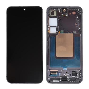 Imagem de Tela de reposição para S24 versão internacional, Orgánica LED digitalizador de tela tátil conjunto de substituição com a moldura e a ferramenta de reparo