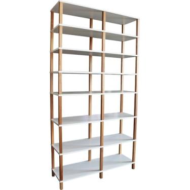 Imagem de Estante 116x38x221 Branca - by Pipoca e Nanquim