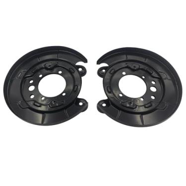 Imagem de DOUQANG Placas de suporte de freio de estacionamento traseiro direito esquerdo para Nissan Xterra 2005-2015 para Nissan Frontier 2005-2020 substitui 44020-EA070 44030EA070