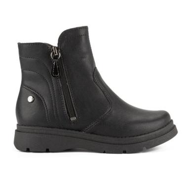 Imagem de Bota Pink Cats Cano Curto Infantil Preta