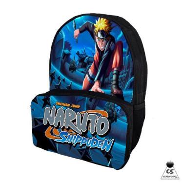 Imagem de Mochila Infantil Personagem Naruto Shippudem Bolsa Escolar De Anime Es