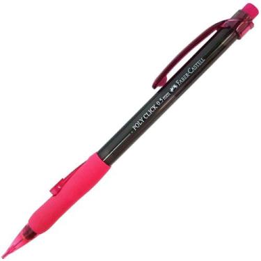 Imagem de Lapiseira Faber Castell 0.5 Poly Click Rosa