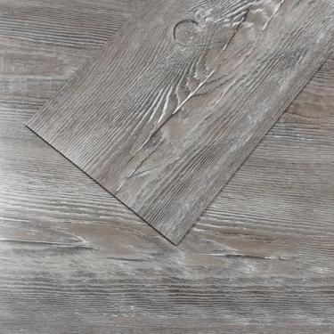Imagem de VEELIKE Piso de prancha de vinil de madeira flutuante cinza para piso laminado de madeira impermeável pacote com 16 24 pés quadrados Azulejos de vinil autoadesivos para banheiro cozinha quarto