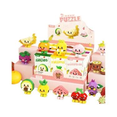 Imagem de Mini Fruta Fofa Modelo De Diamante 3D Micro Blocos De Construção DIY B