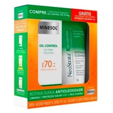 Imagem de Kit Protetor Solar Neostrata Minesol Oil Control Fps 70 40g Grátis Gel De Limpeza Oil Control 60g